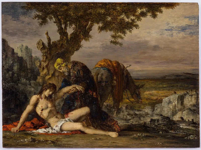 Der gute Samariter - Gustave Moreau