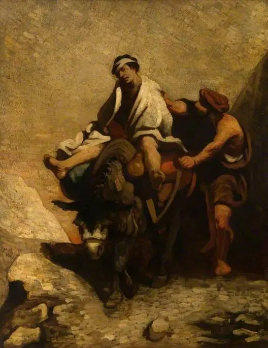 Der gute Samariter - Honoré Daumier