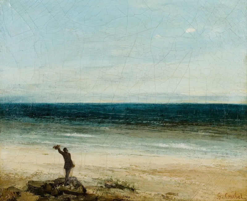 Die Küste von Palavas - Gustave Courbet