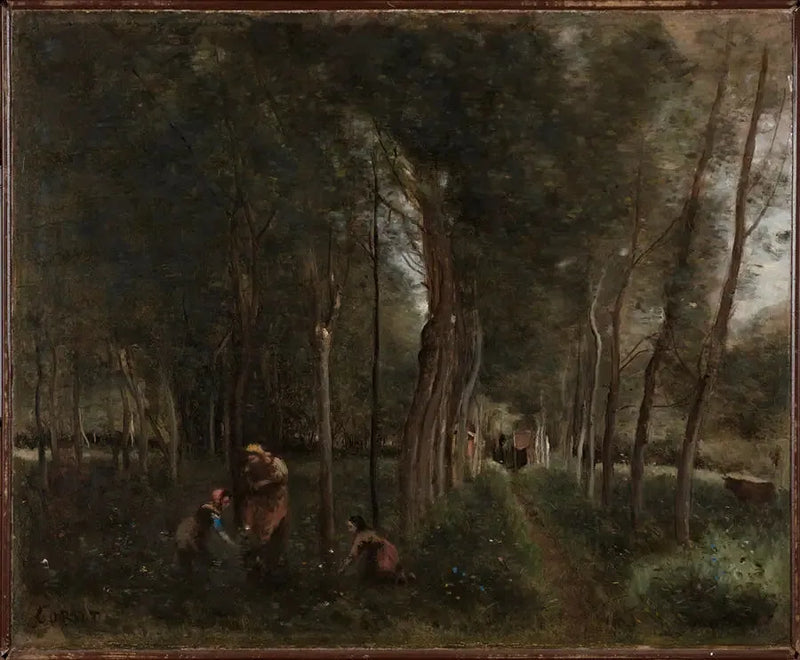 Der bosquet Dubuisson à Brunoy - Jean-Baptiste Camille Corot