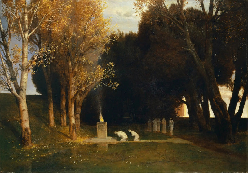 Der heilige Hain - Arnold Böcklin