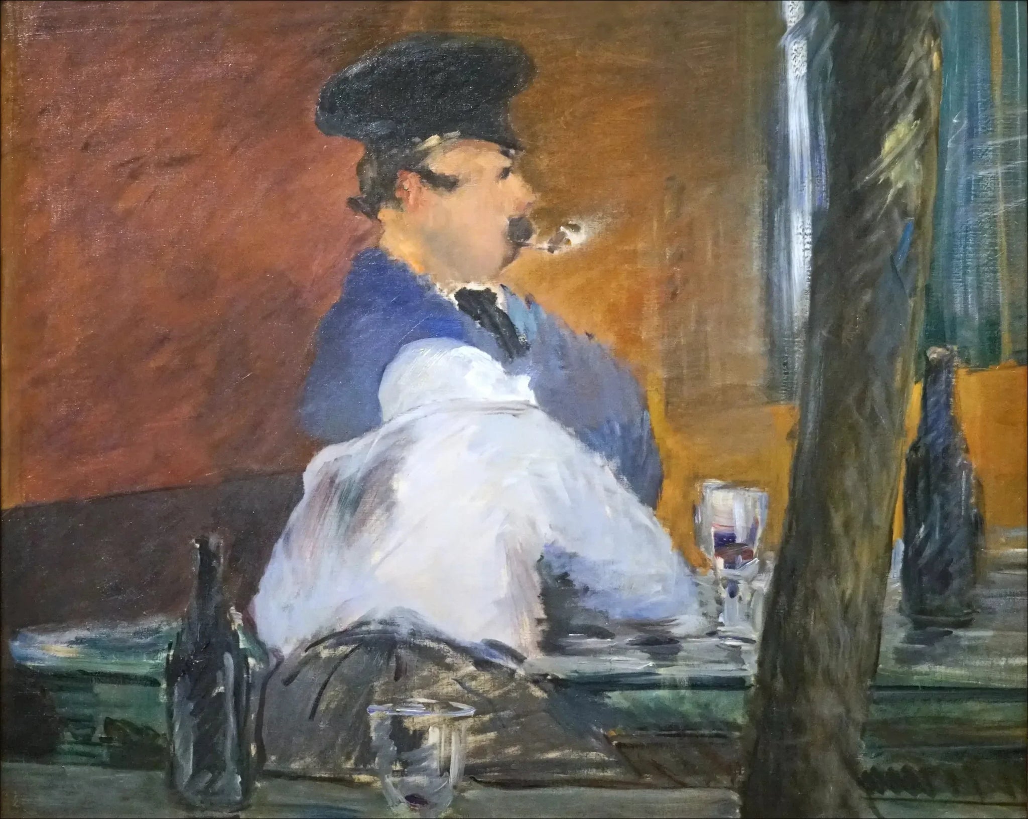 Le bouchon - Édouard Manet image 1 copie peinte à la main à l’huile