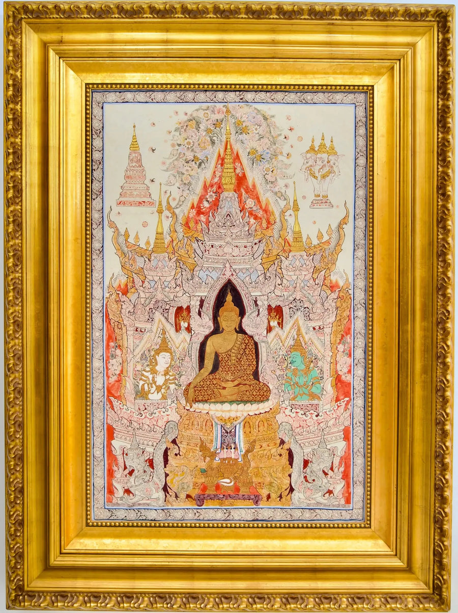 Der weiße Buddha | 70 x 105 cm
