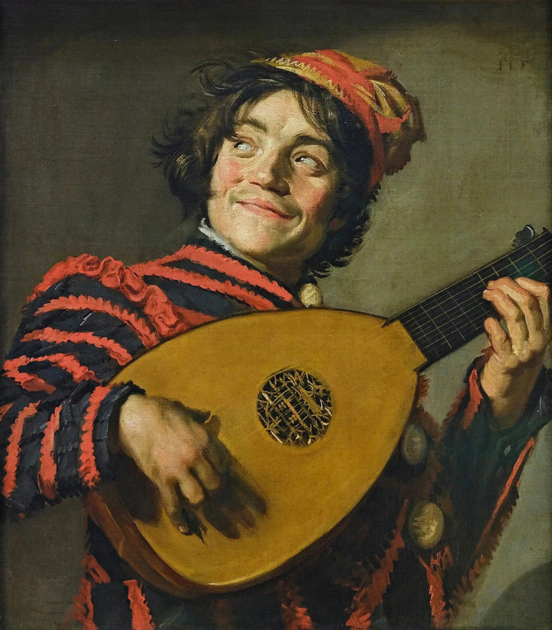 Der Narren mit der Laute - Frans Hals