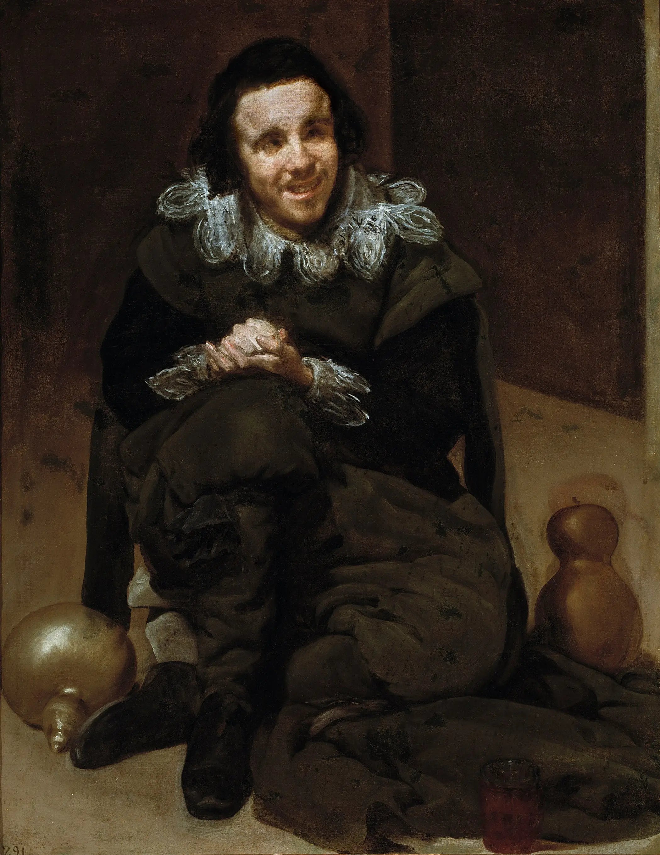 Le Bouffon Calabacillas - Diego Velázquez image 1 reproduction artisanale de tableau