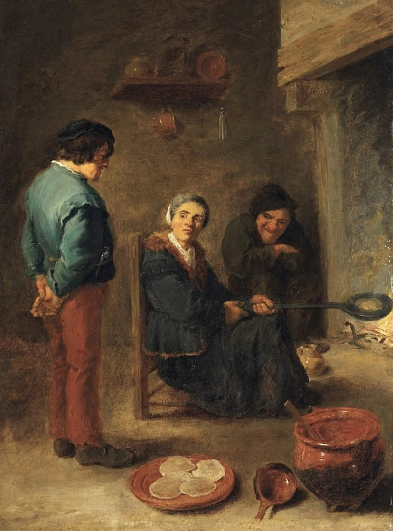Der Crêpes-Bäcker - David Teniers der Jüngere