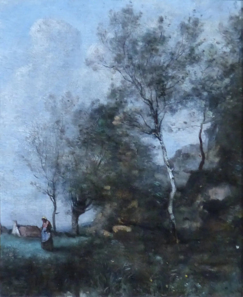 Die Birke - Jean-Baptiste Camille Corot