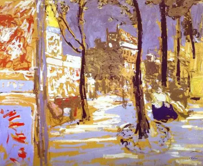 Der Boulevard des Battignolles - Édouard Vuillard