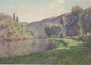 Der Arm von Jeufosse, Spätnachmittagsstimmung - Claude Monet