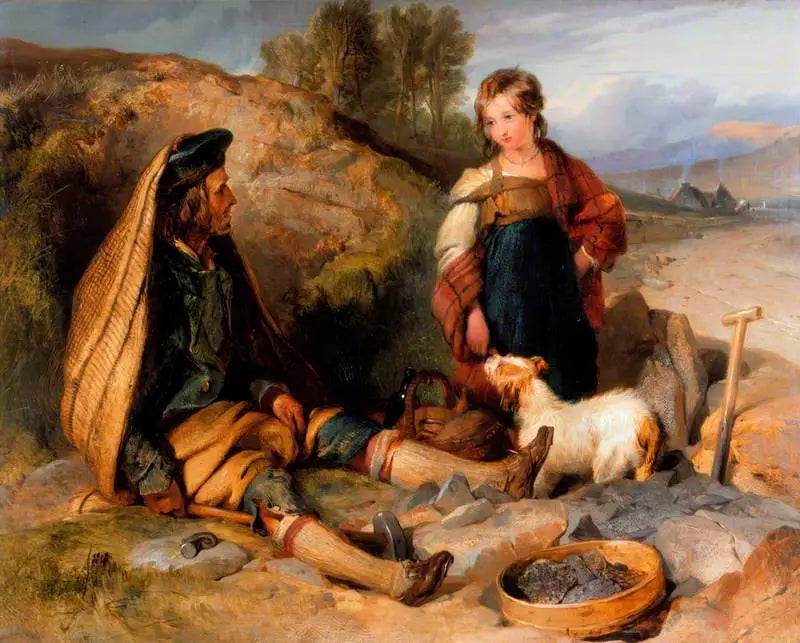 Der Steinhauer und seine Tochter - Edwin Henry Landseer