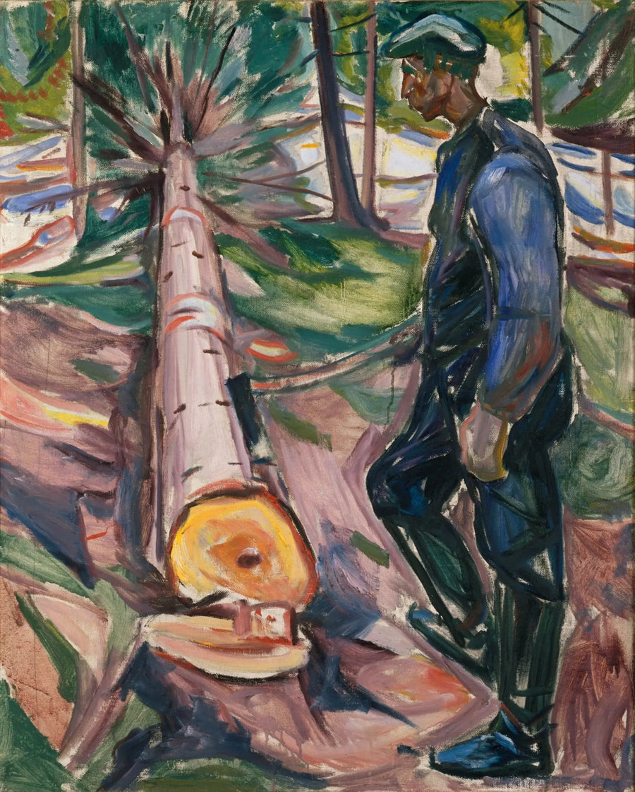 Der Holzfäller - Edvard Munch
