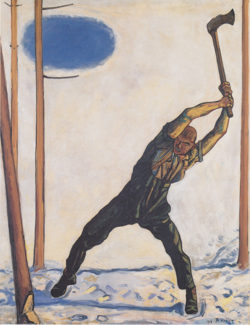 Der Holzfäller - Ferdinand Hodler