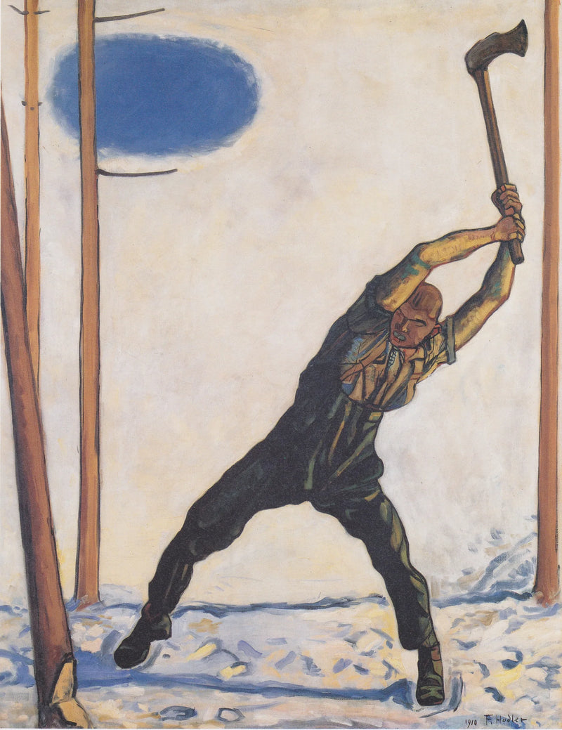 Der Holzfäller - Ferdinand Hodler