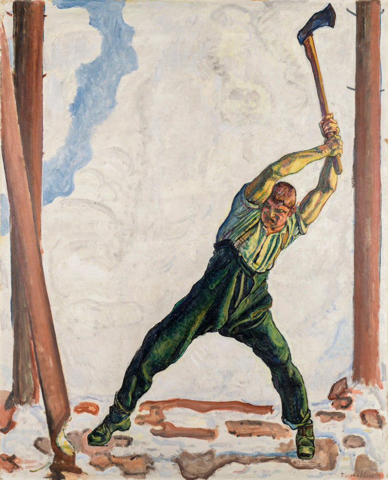 Der Holzfäller - Ferdinand Hodler