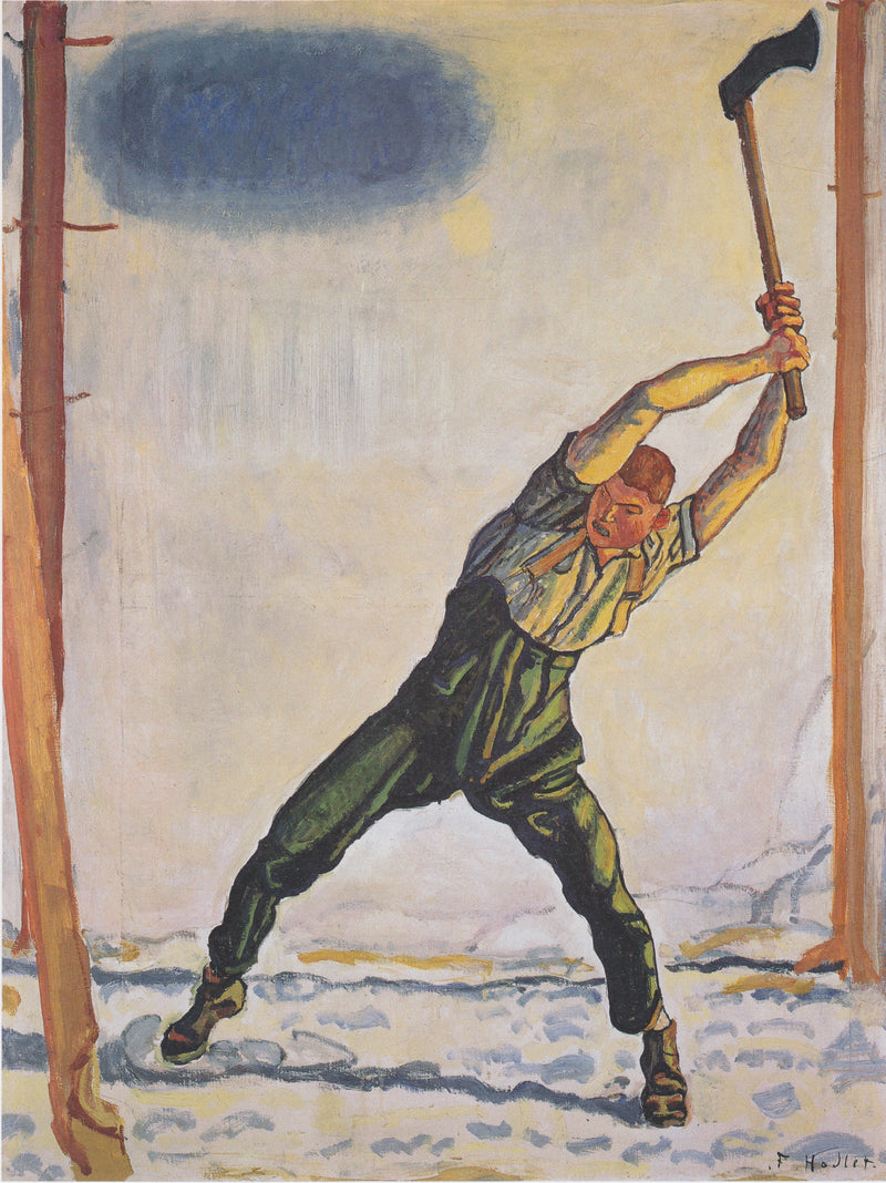 Der Holzfäller - Ferdinand Hodler
