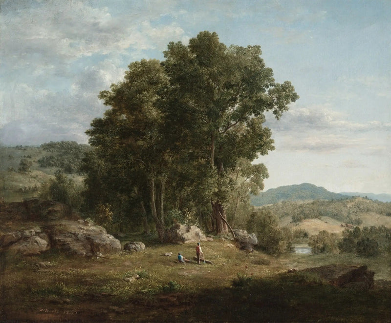 Der Holzfäller - George Inness