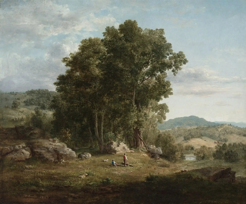 Der Holzfäller - George Inness