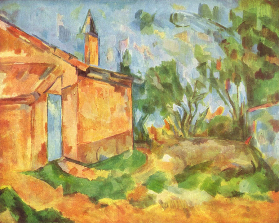 Das Cabanon de Jourdan - Paul Cézanne