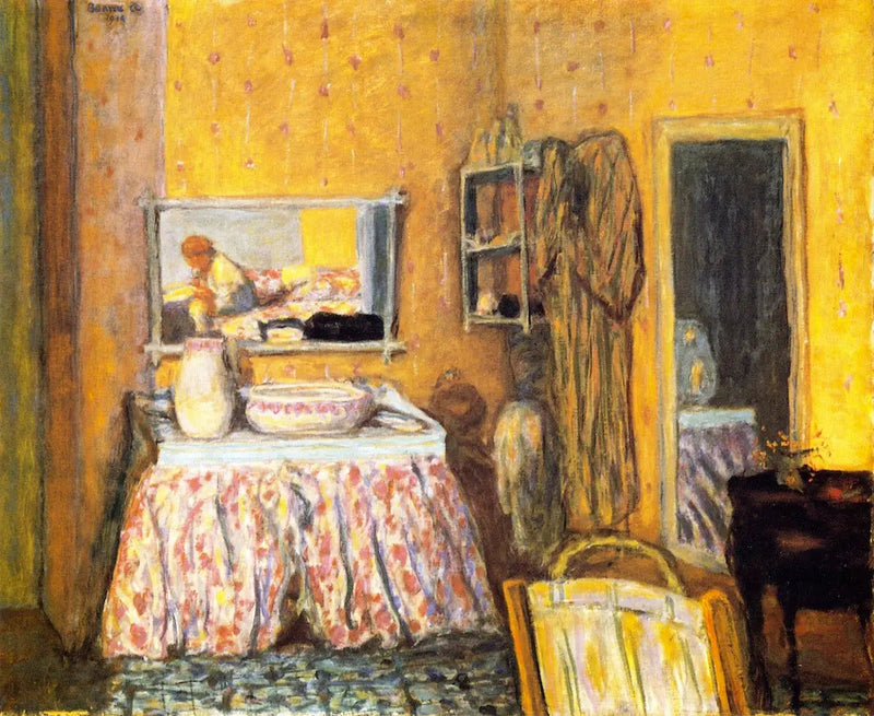 Das Toilettenzimmer - Pierre Bonnard
