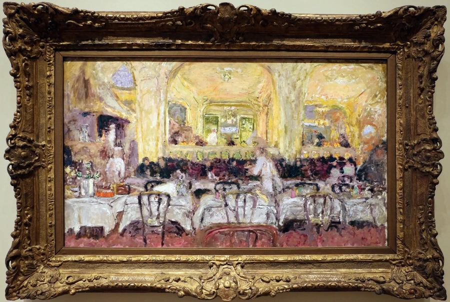 Das Café Wepler - Édouard Vuillard