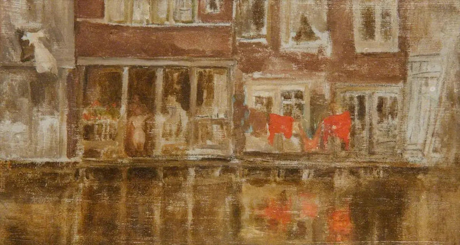 Der Kanal von Amsterdam - James Abbott McNeill Whistler