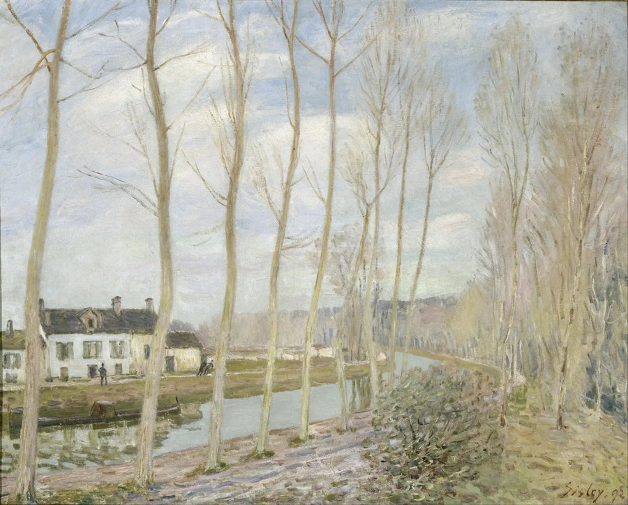 Der Kanal von Loing - Alfred Sisley
