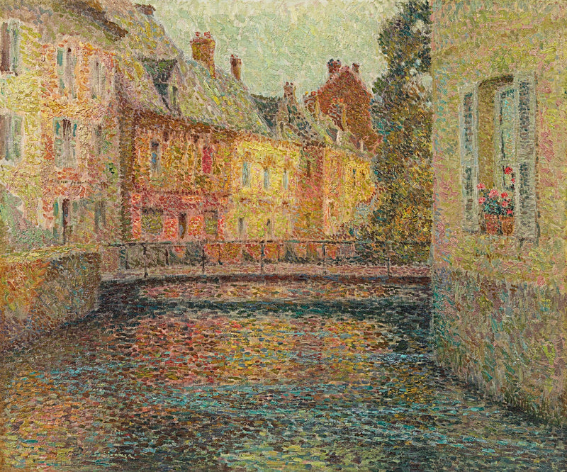Der Kanal, Sonne, Gisors - Henri Le Sidaner