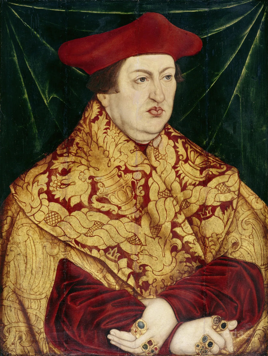 Der Kardinal Albert von Brandenburg - Lucas Cranach der Ältere