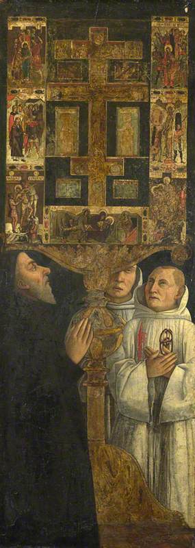 Der Kardinal Bessarion mit dem Bessarion-Relief - Gentile Bellini