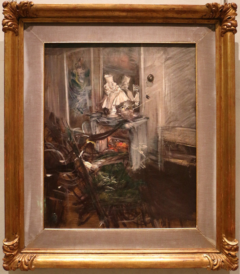 Der „Kardinal“ des Bernini im Zimmer des Malers - Giovanni Boldini