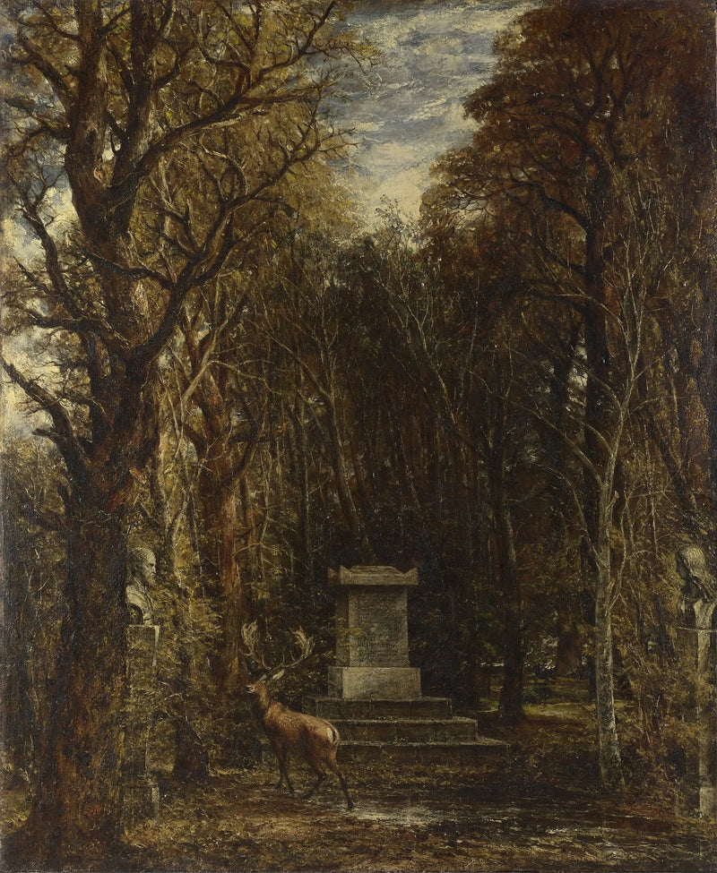 Das Cenotaph zu Ehren von Sir Joshua Reynolds - John Constable