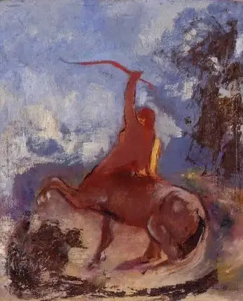 Der Zentaur mit Bogen - Odilon Redon