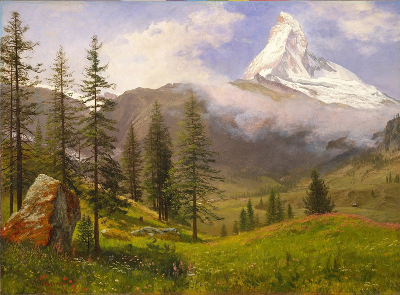 Der Matterhorn - Albert Bierstadt