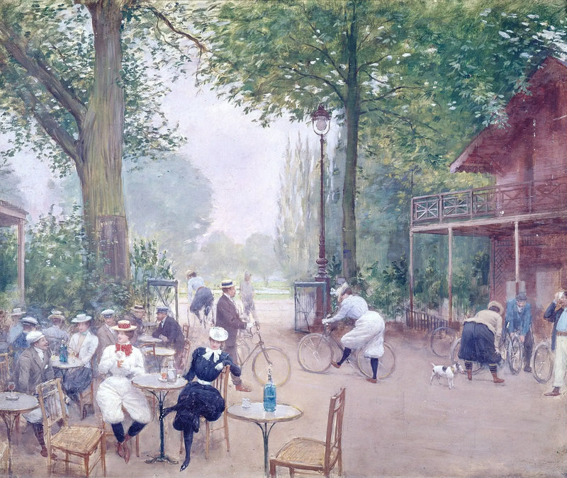 Das Chalet des Zyklus im Bois de Boulogne - Jean Béraud