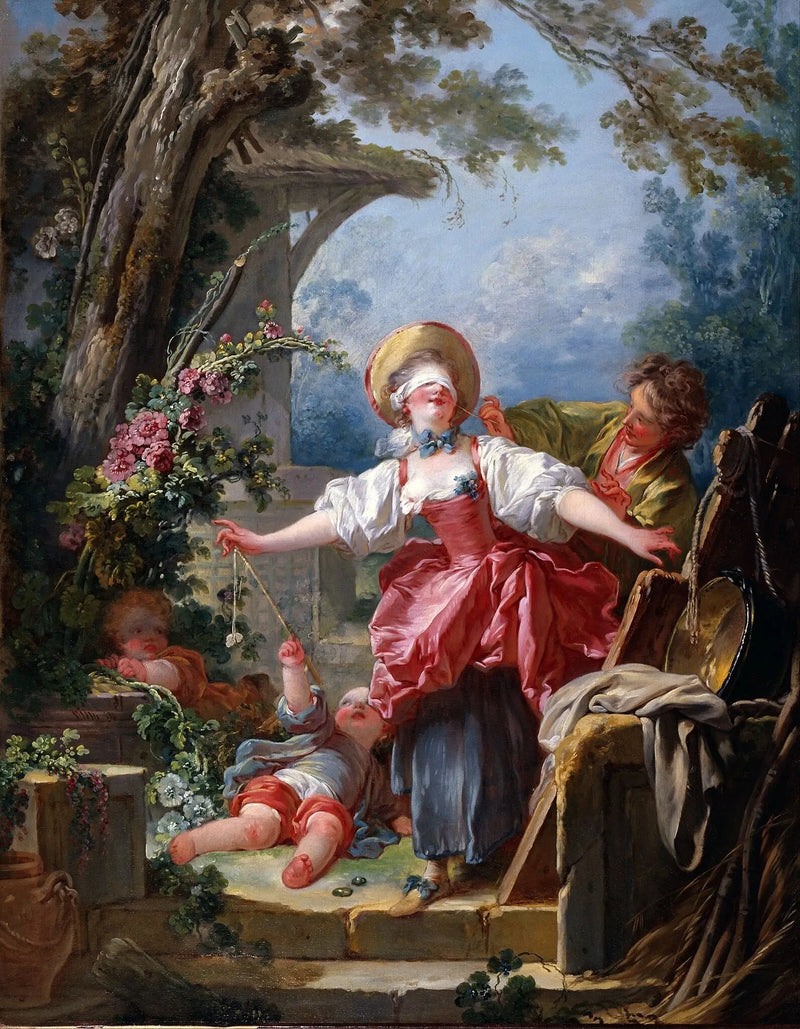 Der Blinde und der Gämse - Jean-Honoré Fragonard