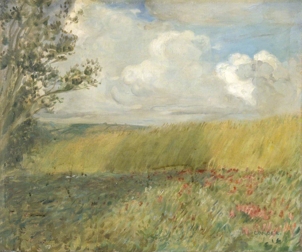 Le champ de maïs - Charles Conder image 1 reproduction artisanale de tableau
