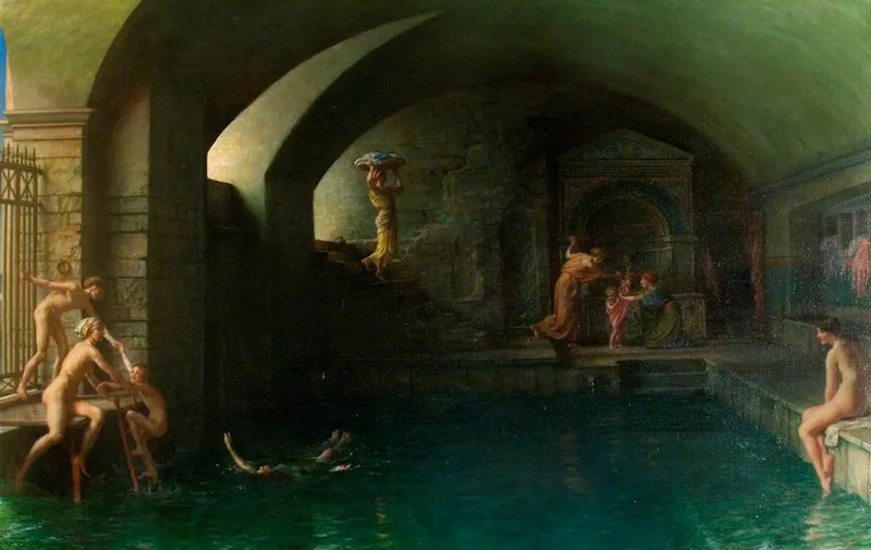 Der Schwimmchampion - Edward Poynter