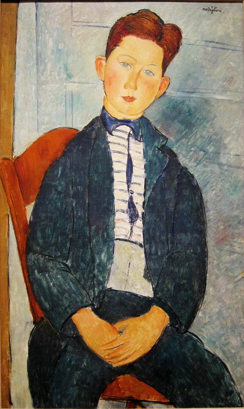 Der gestreifte Pullover - Amedeo Modigliani