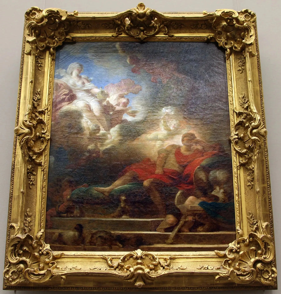 Der Liebesgesang des Kriegers - Jean-Honoré Fragonard