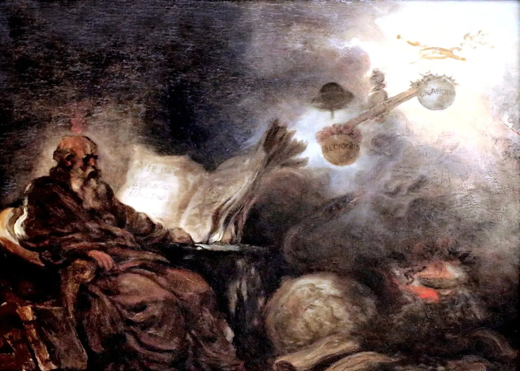 Le chant de Plutarque - Jean-Honoré Fragonard image 2 copie peinte à la main à l’huile