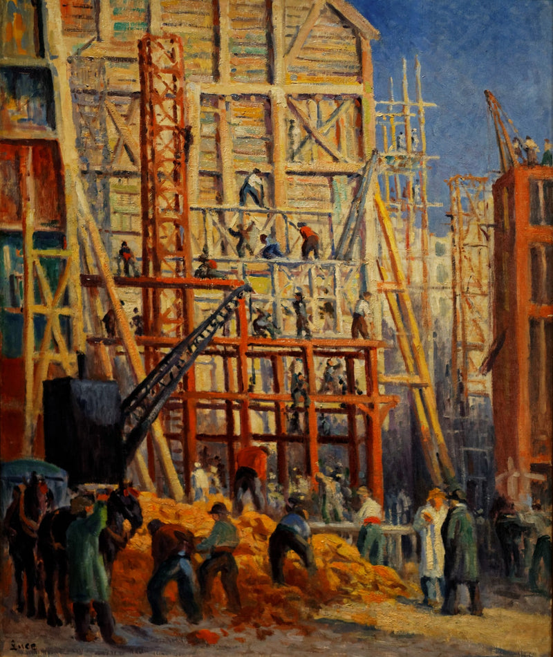 Die Baustelle - Maximilien Luce