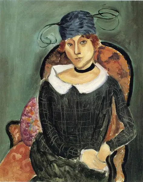Der Federhut aus Strauß - Henri Matisse