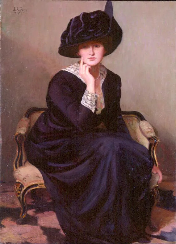 Der schwarze Hut - Lilla Cabot Perry