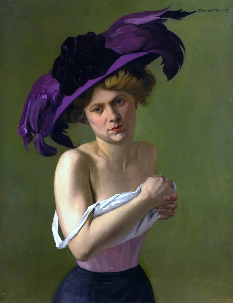 Der violette Hut - Félix Vallotton