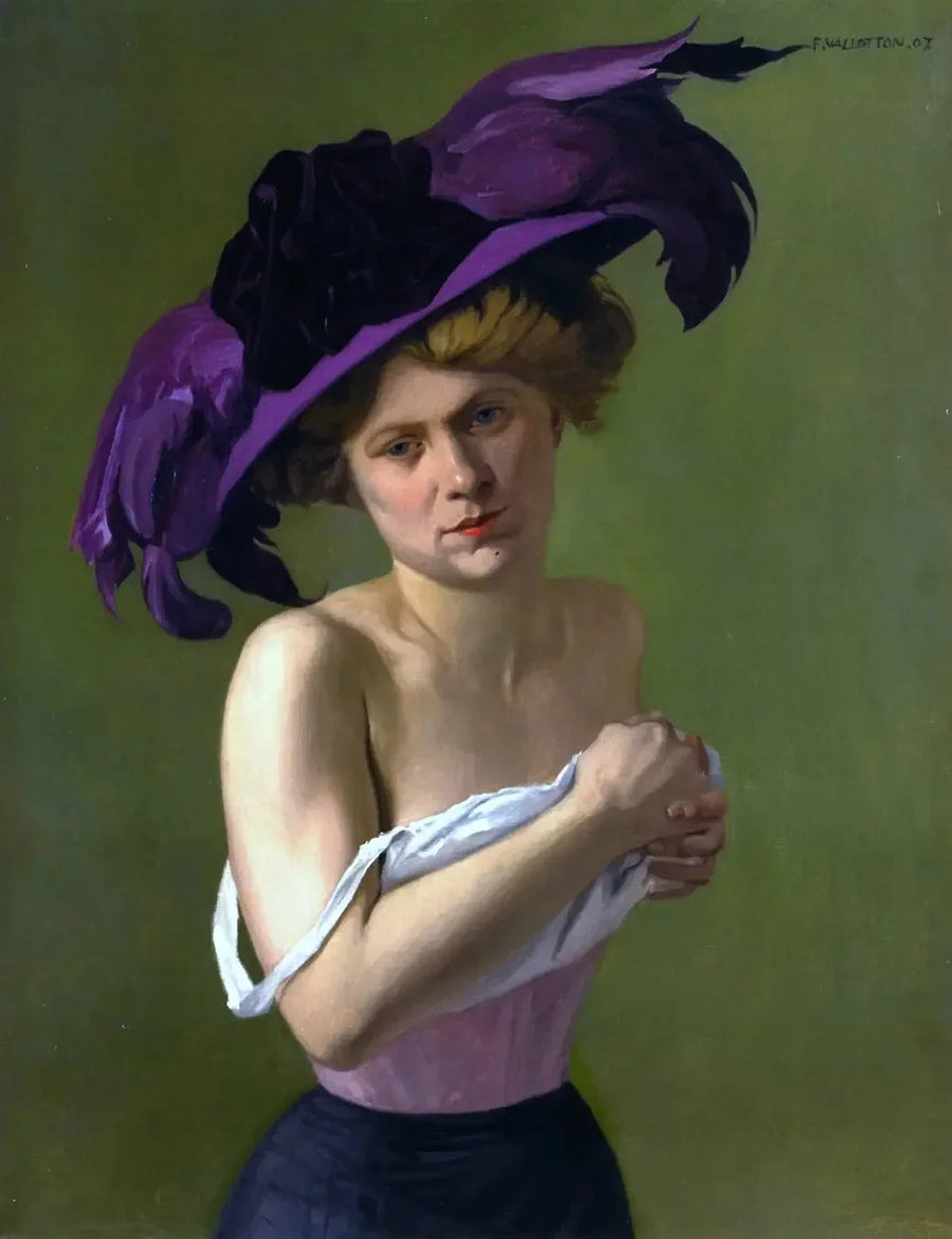 Der violette Hut - Félix Vallotton