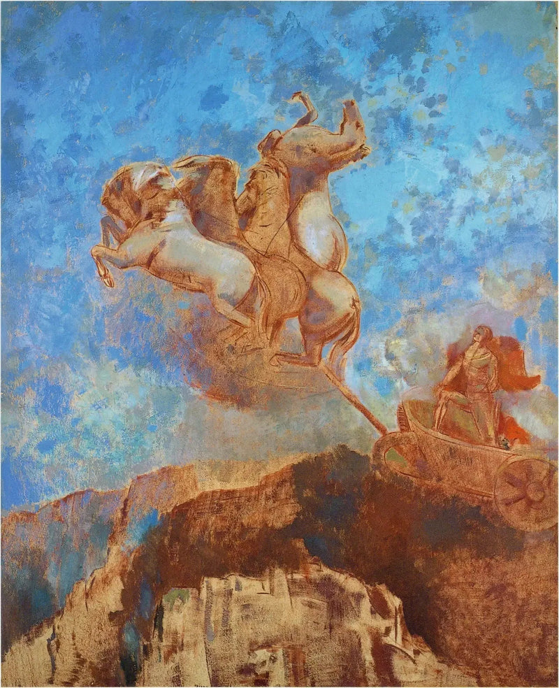 Der Wagen des Apoll - Odilon Redon