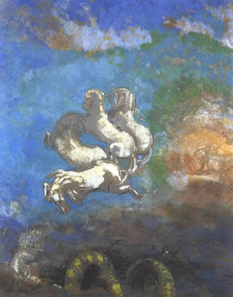 Der Wagen des Apoll - Odilon Redon