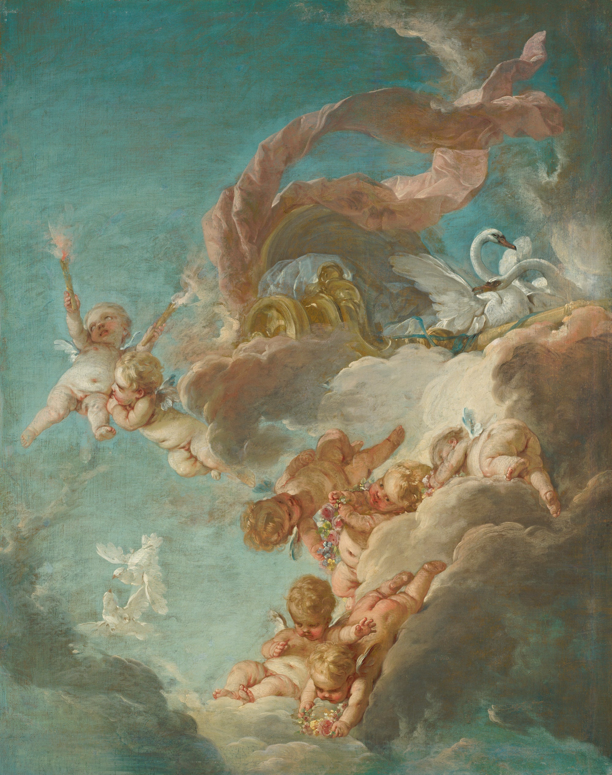 Der Wagen der Venus - François Boucher
