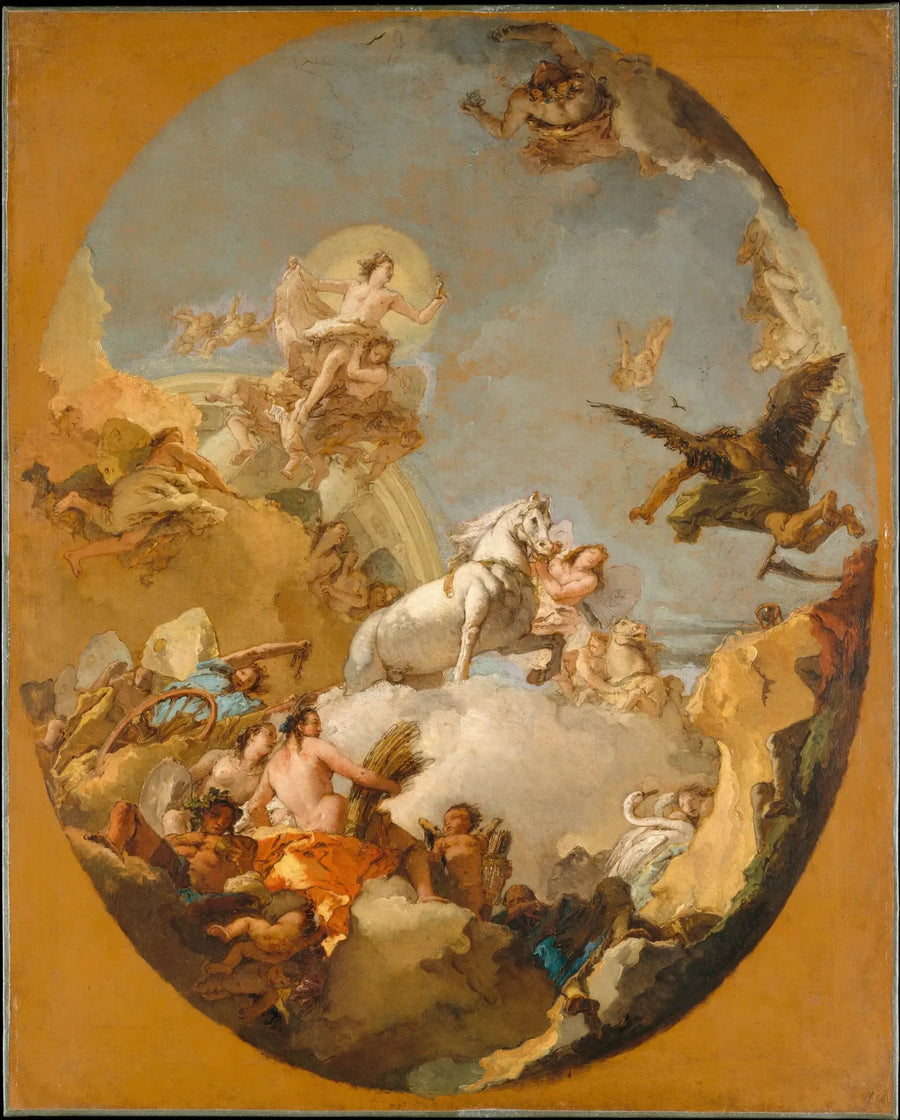 Der Wagen der Morgenröte - Giovanni Battista Tiepolo