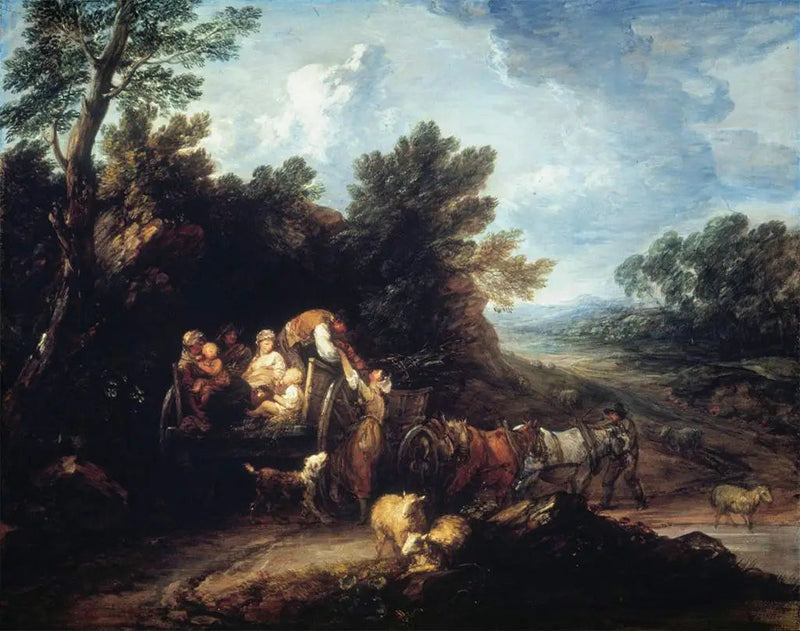 Der Erntetransporter, 1784 - Thomas Gainsborough